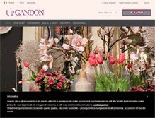 Tablet Screenshot of gandon.it